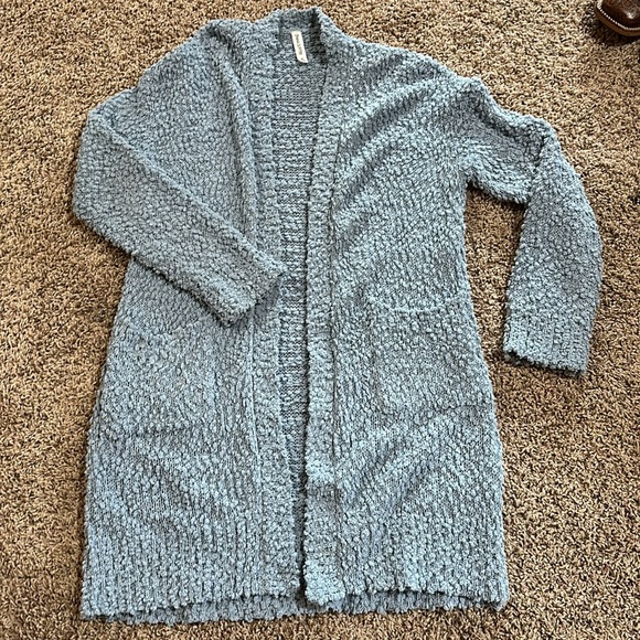 Zenana open front popcorn cardigan - Picture 3 of 5